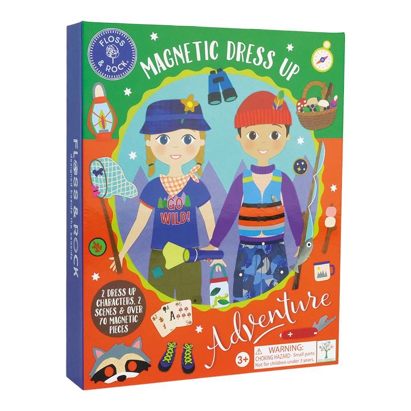 Magnetic Dress Up - Adventure | Eco-friendly gifts & toys for children aged 2-10 | Floss and Rock Magnetic Dress Up - Adventure | Eco-friendly gifts & toys for children aged 2-10 | Floss and Rock