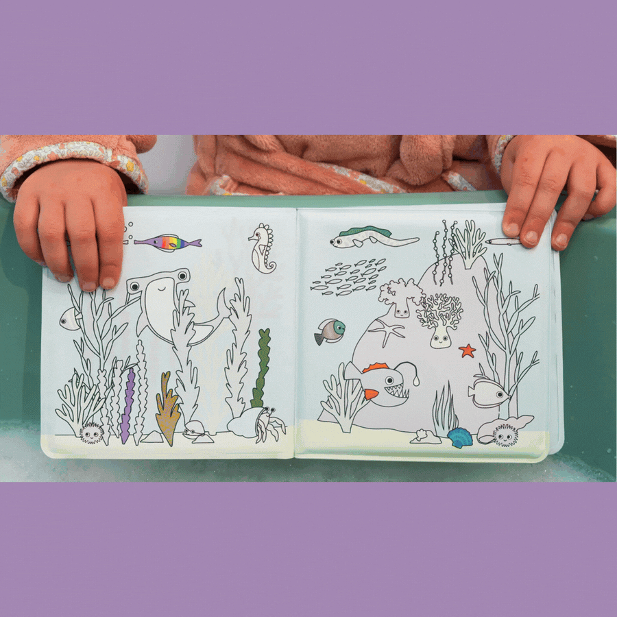 Magic Water Bath Book - Ocean