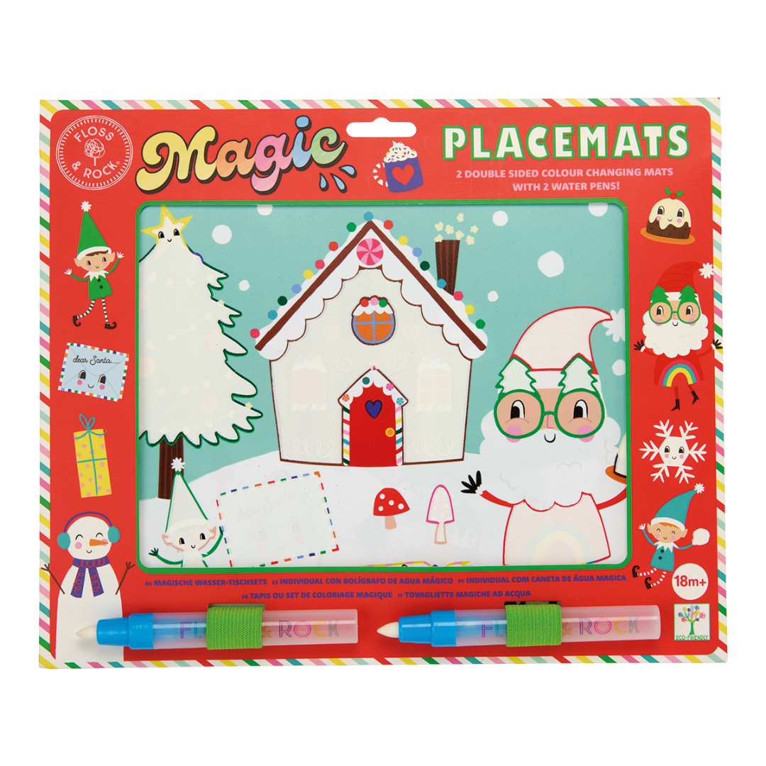 Magic Water Placemats - Christmas
