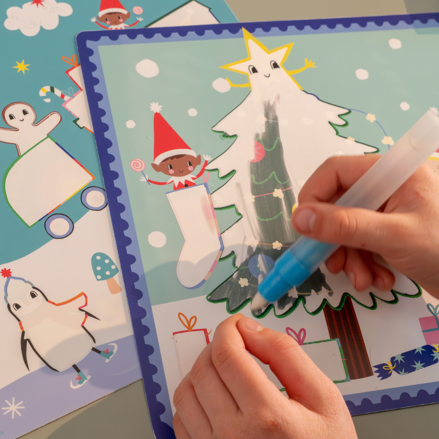 Magic Water Placemats - Christmas